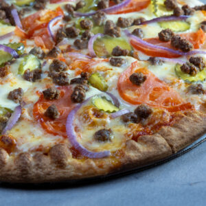 Bacon Cheeseburger Pizza