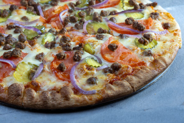 Bacon Cheeseburger Pizza